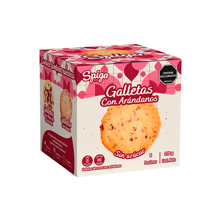 Galletas de arroz con arándanos x6
