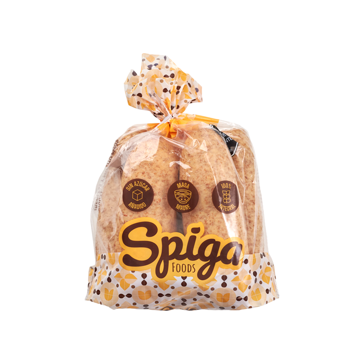 Pan integral con queso de almendras y masa madre