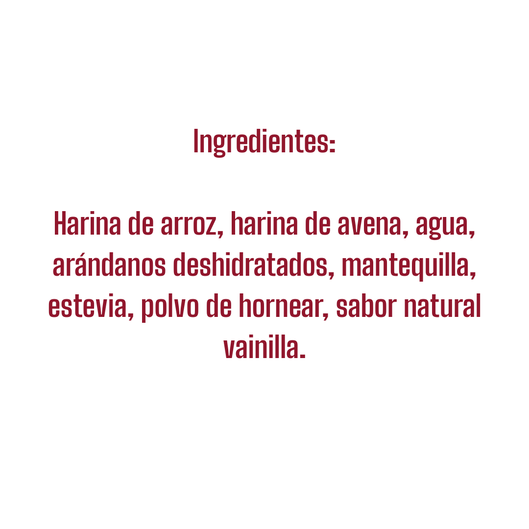 Galletas de arroz con arándanos x6