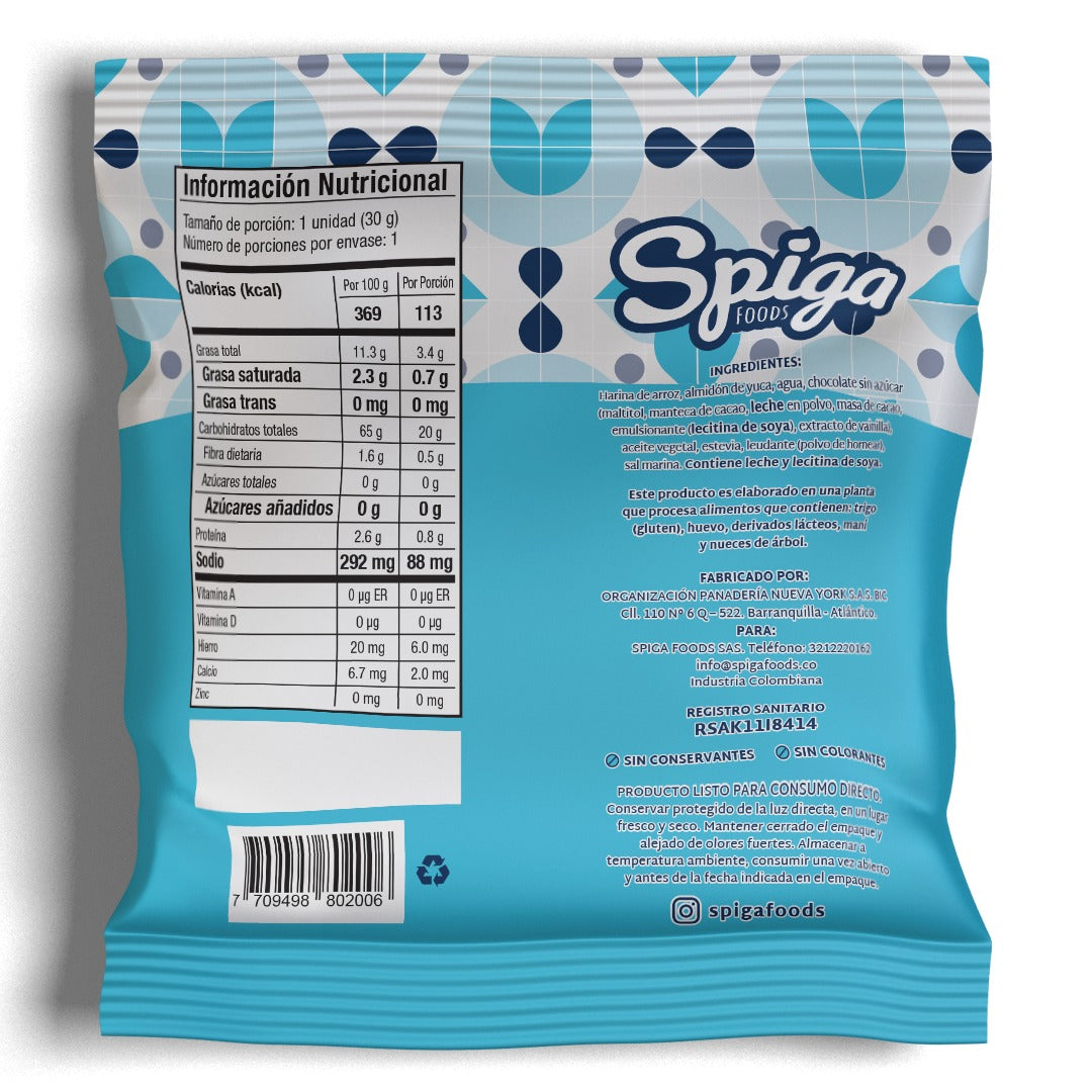 Mini Cookies con chocolate x4