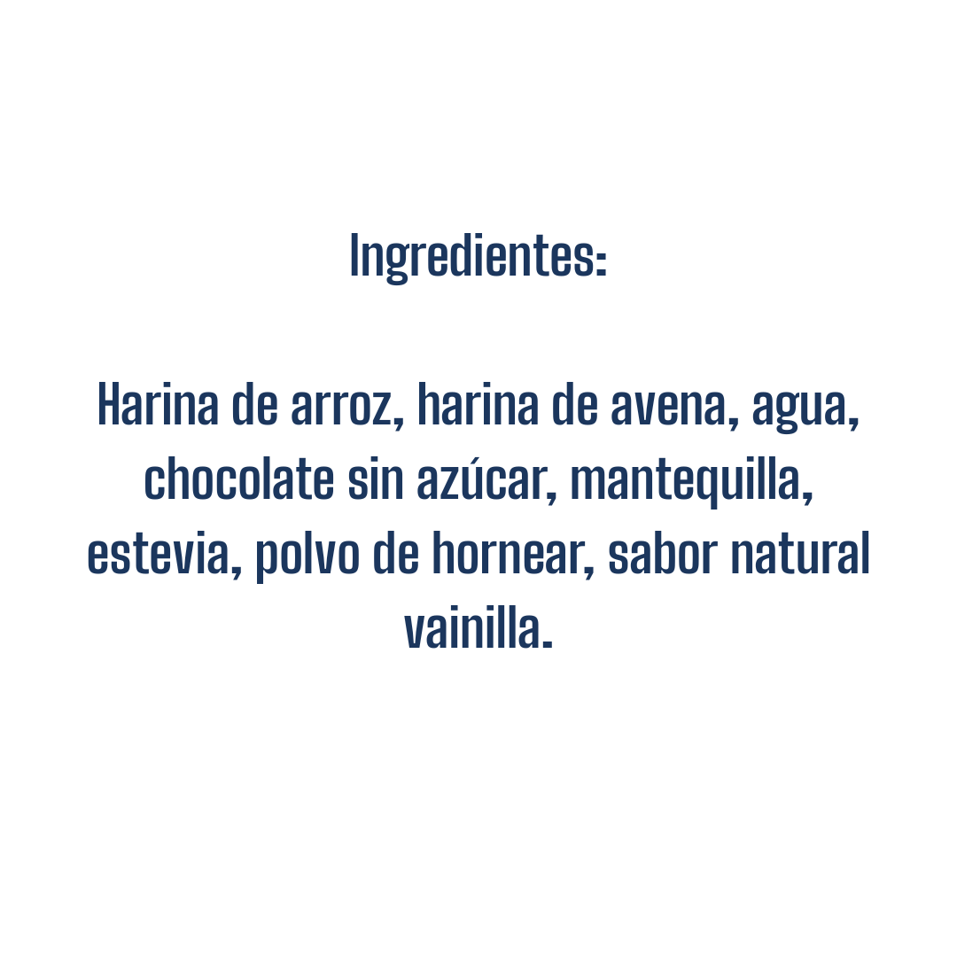 Galletas de arroz con chocolate x6