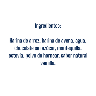 Galletas de arroz con chocolate x6