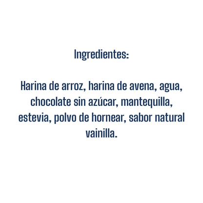 Galletas de arroz con chocolate x6