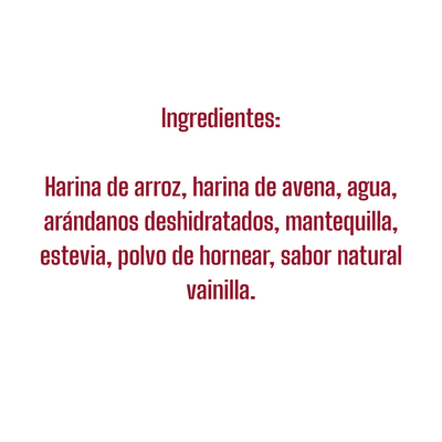 Galletas de arroz con arándanos x6