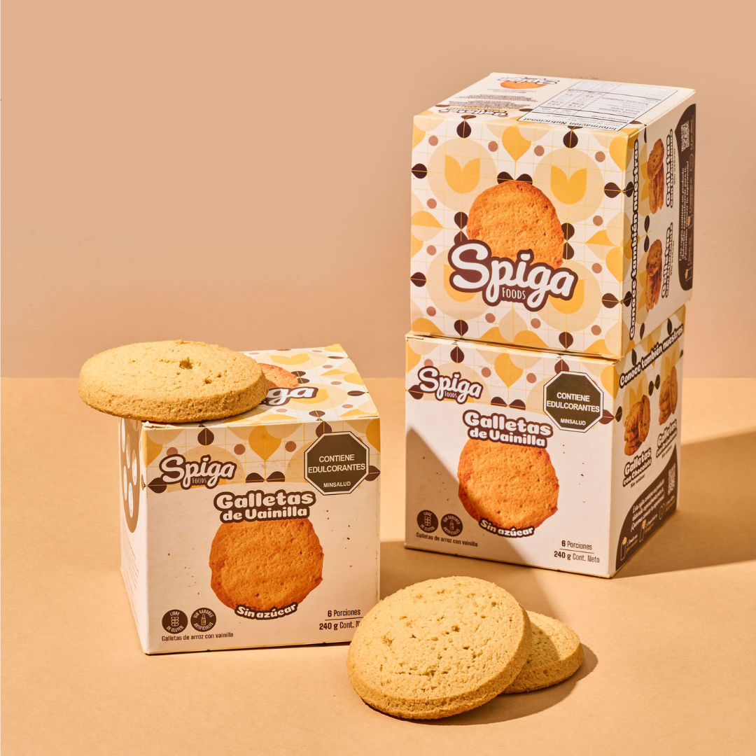 Galletas de Arroz Sabor Vainilla x6