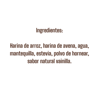 Galletas de Arroz Sabor Vainilla x6