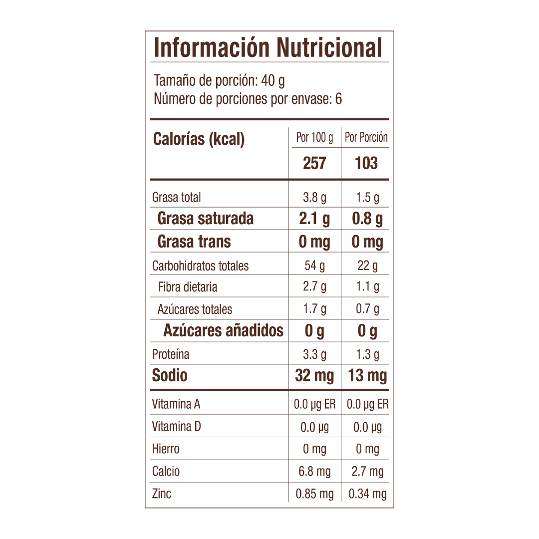 Galletas de Arroz Sabor Vainilla x6