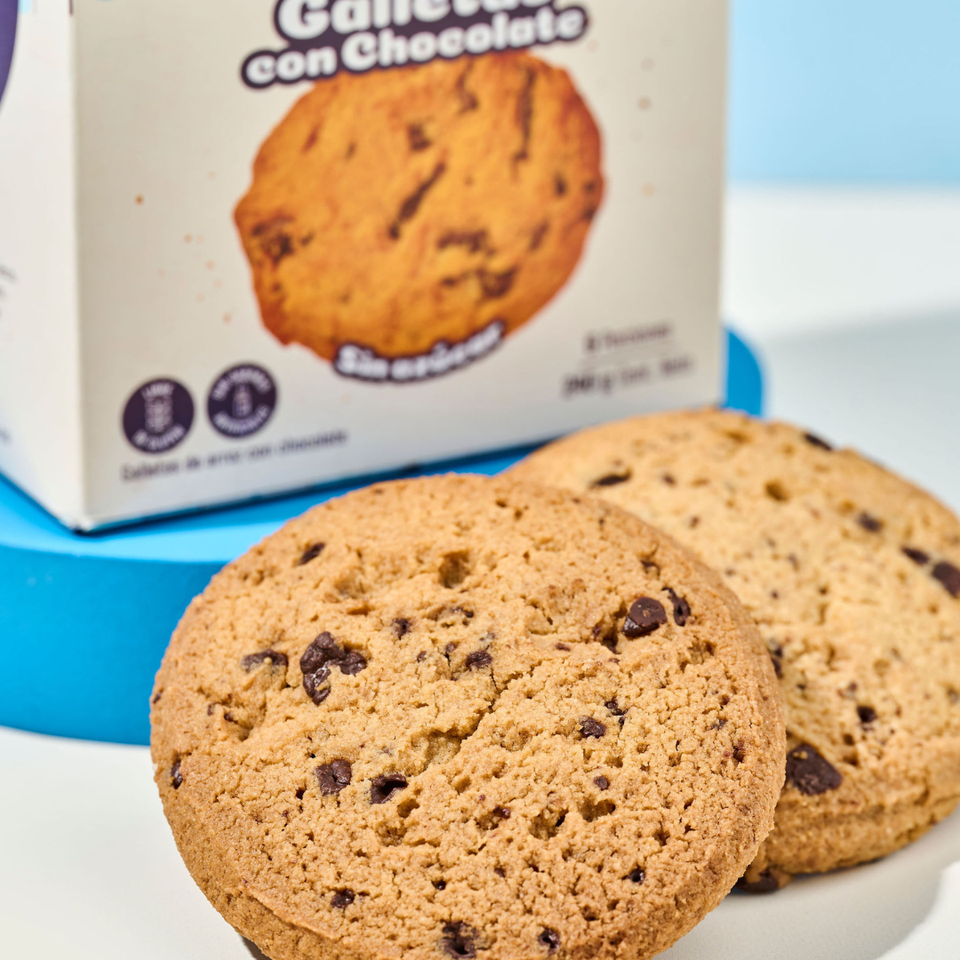 Galletas de arroz con chocolate x6