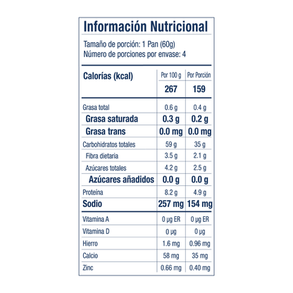 Pan hamburguesa de arroz con masa madre x4