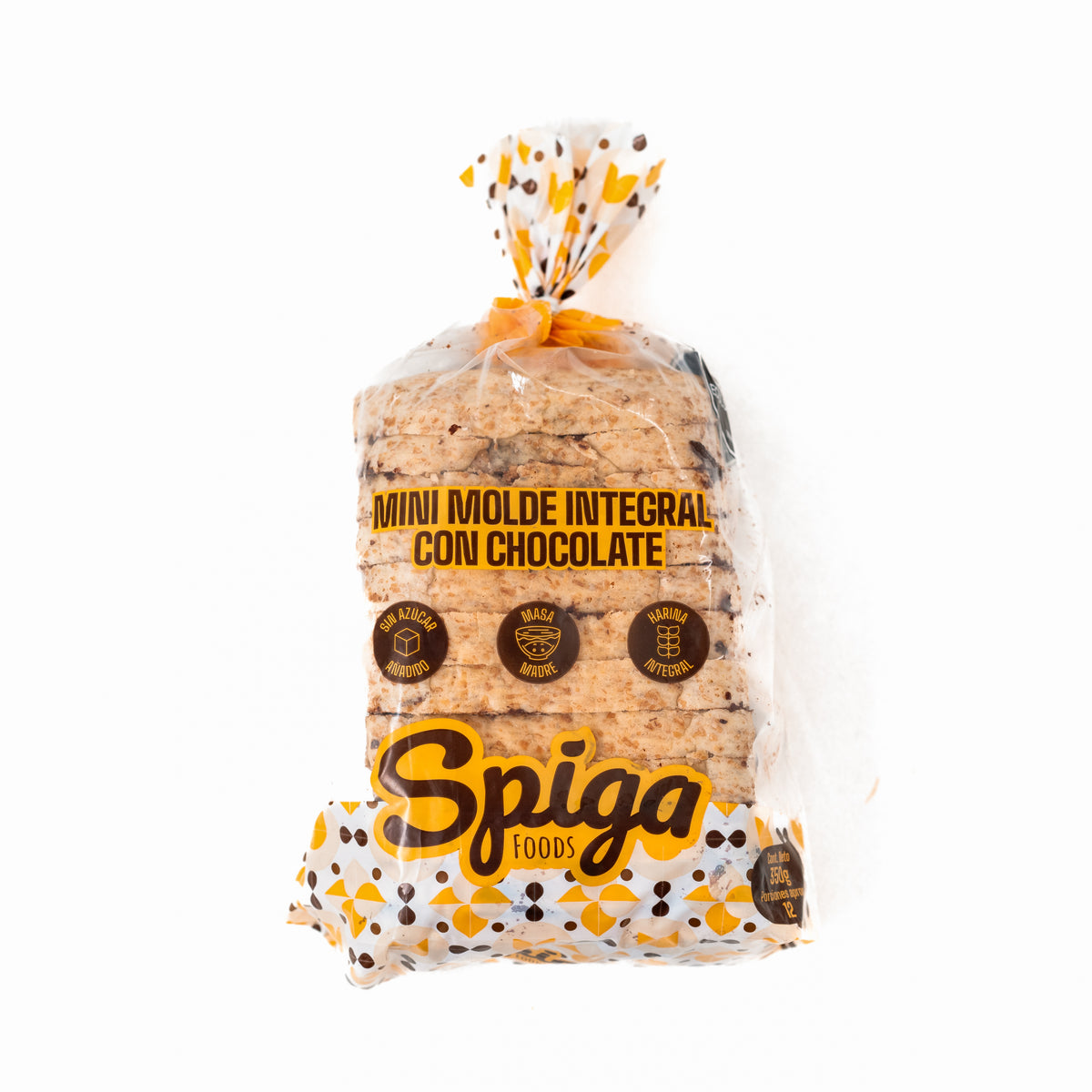 Mini molde integral con chocolate sin azúcar y masa madre – SPIGA FOODS