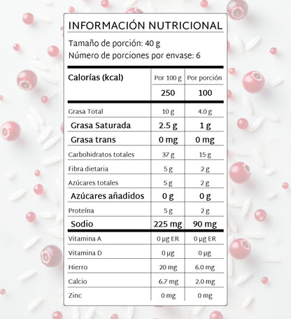 Galletas de arroz con arándanos x6