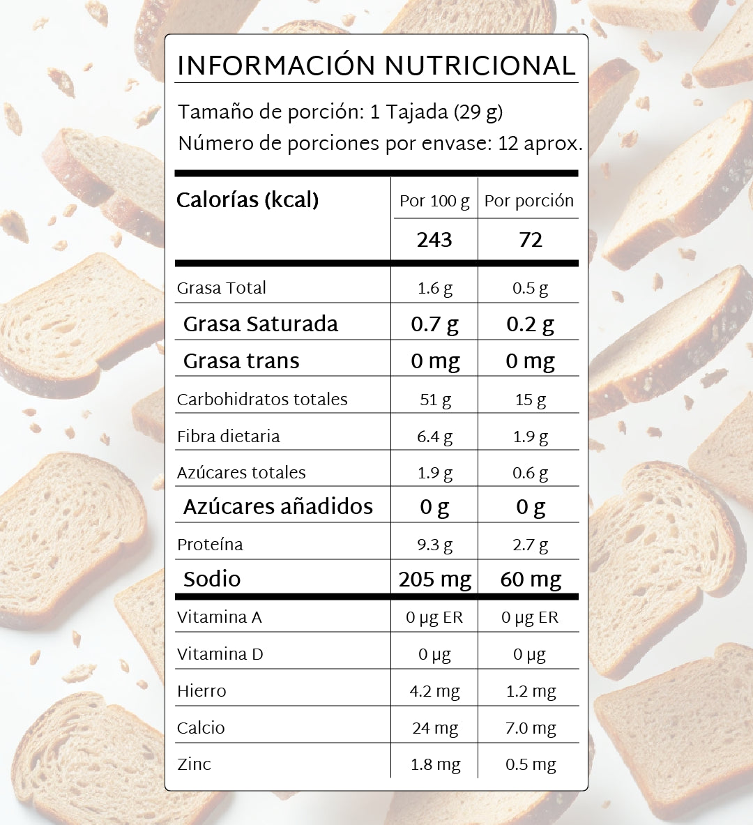 Mini molde integral con masa madre